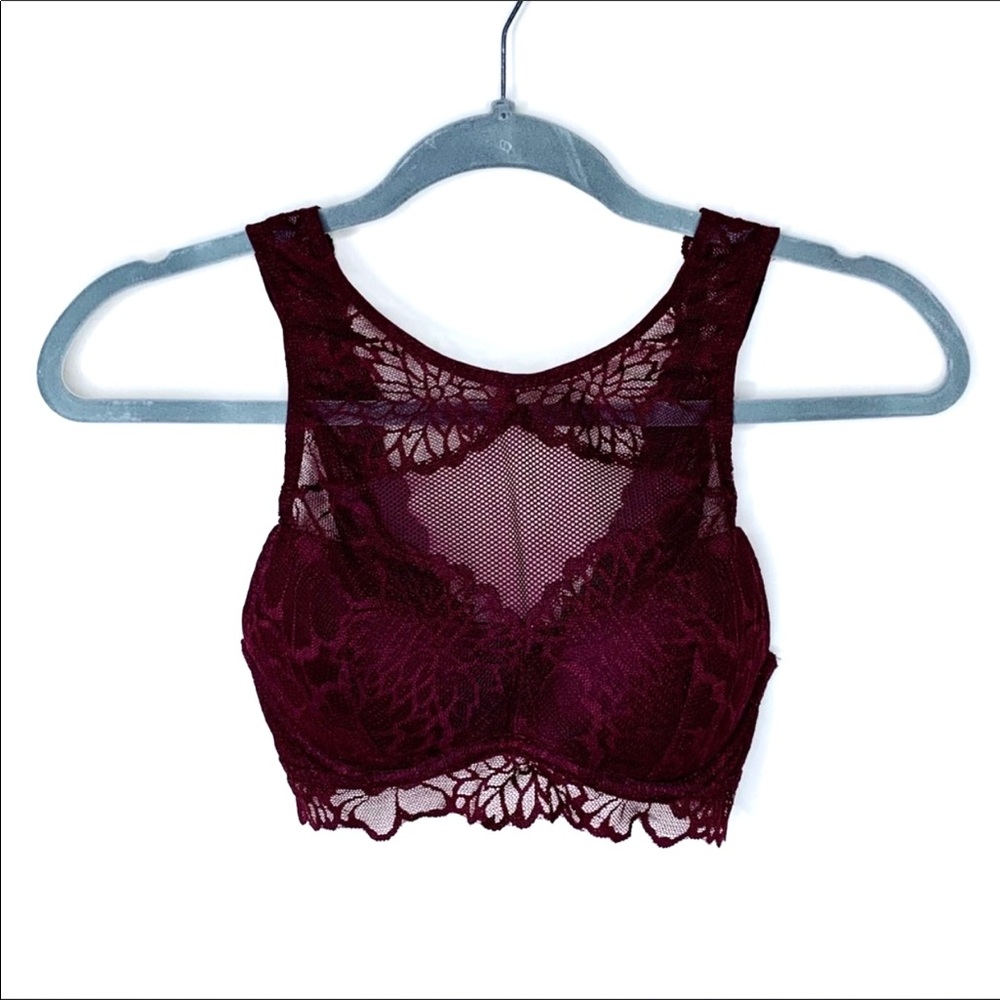 💖VS PINK💖 Lace Padded Push-Up Sport Bra, XS